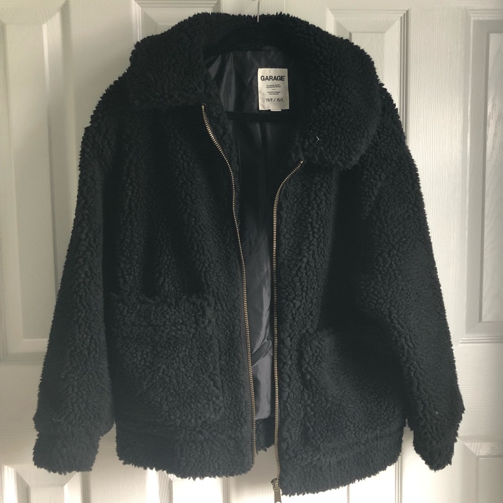 Sherpa Black Jacket New